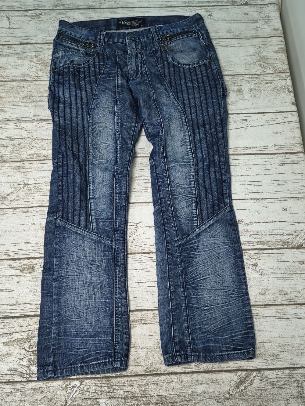 Victorious Y2K Grunge Dark Wash Jeans Men Size 36 X 32